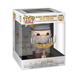 Vinylová figurka č.172 Albus Dumbledore with Podium (Pop! Deluxe), Harry Potter, Funko Pop!