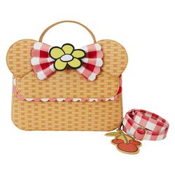 Loungefly - Minnie Picnic Basket, Mickey Mouse, Kabelky