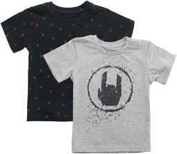 Sada 2 dětských, černých/šedých triček, EMP Stage Collection, Tričko