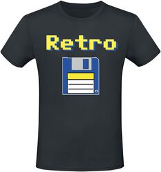 Retro - Floppy disc, Gaming, Tričko