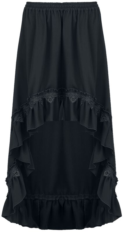Gotická sukně s asymetrickým lemem