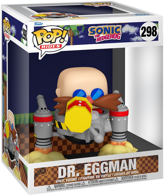 Vinylová figurka č.298 Dr. Eggman (Pop! Ride)