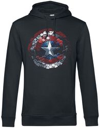 Civil War - Hex shield, Captain America, Mikina s kapucí