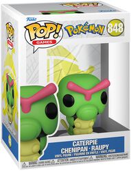 Vinylová figurka č.848 Caterpie - Chenipan - Raupy, Pokémon, Funko Pop!