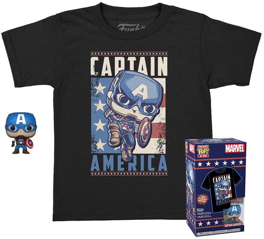 Pocket Pop! a tričko Captain America