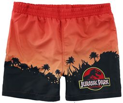 Kids - Jurassic Park Logo and Skyline, Jurassic Park, Plavecké šortky