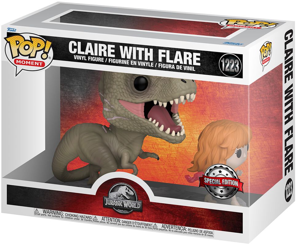 Vinylová figurka č.1223 Jurassic World - Claire with flare (POP! Moment)