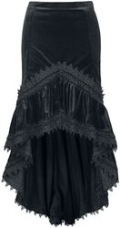 Sukně Mullet, Sinister Gothic, Středně dlouhá sukně