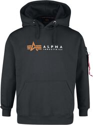 Mikina s logem Alpha, Alpha Industries, Mikina s kapucí