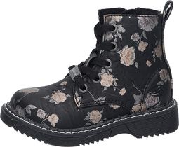 Metalické boty s květy, Dockers by Gerli, Dětské Boty