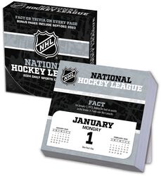 Trhací kalendář All Team, NHL, Kalendář
