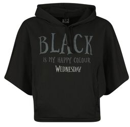 Wednesday - Black is my happy colour, Wednesday, Mikina s kapucí