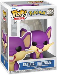 Vinylová figurka č.595 Rattata - Rattfratz, Pokémon, Funko Pop!