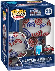 Captain America (art series) (incl. protector box) vinyl figurine no. 33