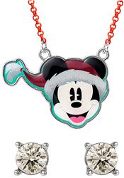 Sada náhrdelníku a náušníc Christmas, Mickey Mouse, Náhrdelník