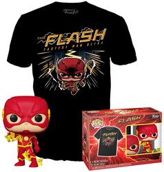 Vinylová figurka č.1097 The Flash POP! a tričko, The Flash, Funko Pop!