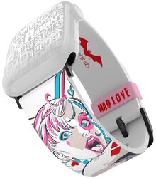 Řemínek na smart hodinky MobyFox - Mad Love, Harley Quinn, náramkové hodinky