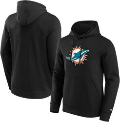 Miami Dolphins logo, Fanatics, Mikina s kapucí