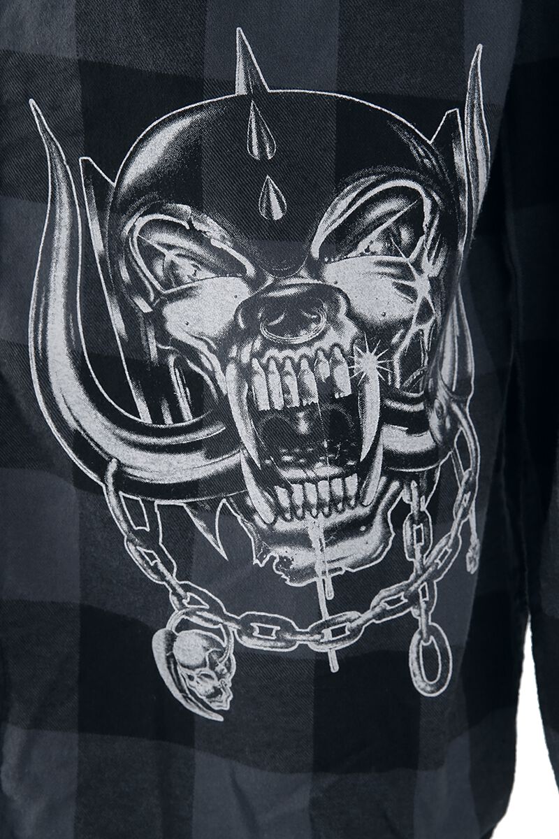 Brandit Bastards - Checkshirt | Motörhead rukáv | Dlouhý EMP