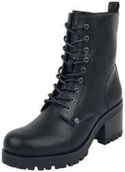 Černé boty se šňůrkami, Black Premium by EMP, Boty