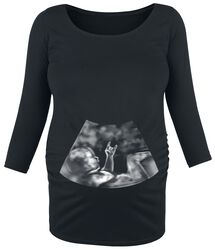 Ultrasound Metal Hand Baby, Móda pro těhotné, Tričko s dlouhým rukávem