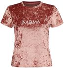 Sametové tričko Karma, Fashion Victim, Tričko