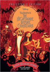 A3 nástěnný kalendář Deluxe 2023, The Nightmare Before Christmas, Nástěnný kalendář