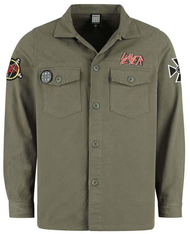 Amplified Collection  Military Shirt - Shacket