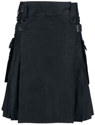 Černý kilt, Altana Industries, Středně dlouhá sukně