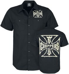 Distressed OG logo, West Coast Choppers, Košile s krátkým rukávem