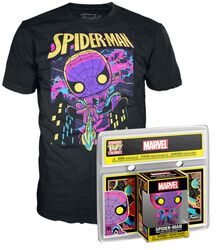 Spider-Man (Blacklight) - Pocket POP! & dětské tričko, Spider-Man, Funko Pop!