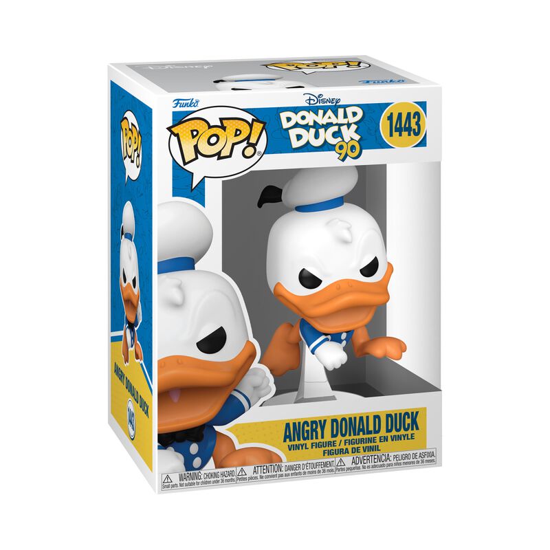 Vinylová figurka č.1443 90th Anniversary - Angry Donald Duck