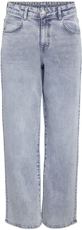 Široké džíny NMJosie AZ367LB s vysokým pásem