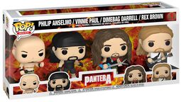 Pantera Rocks! - 4 Vinyl Figuren, Pantera, Funko Pop!