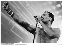 Freddie Mercury - Wembley Arena, London 1984, Queen, Plakáty
