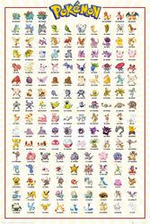 Kanto 151, Pokémon, Plakáty