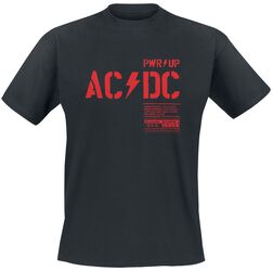 PWR UP, AC/DC, Tričko