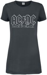 Amplified Collection - Back In Black, AC/DC, Krátké šaty